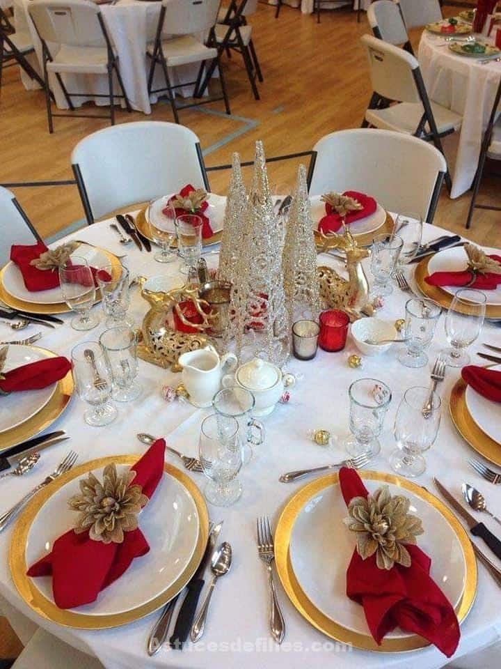 80 Décorations de tables de Noël et repas de Noël 50 80 Décorations de tables de Noël et repas de Noël 50
