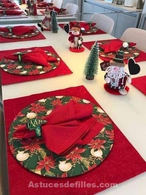80 Décorations de tables de Noël et repas de Noël 52 80 Décorations de tables de Noël et repas de Noël 52
