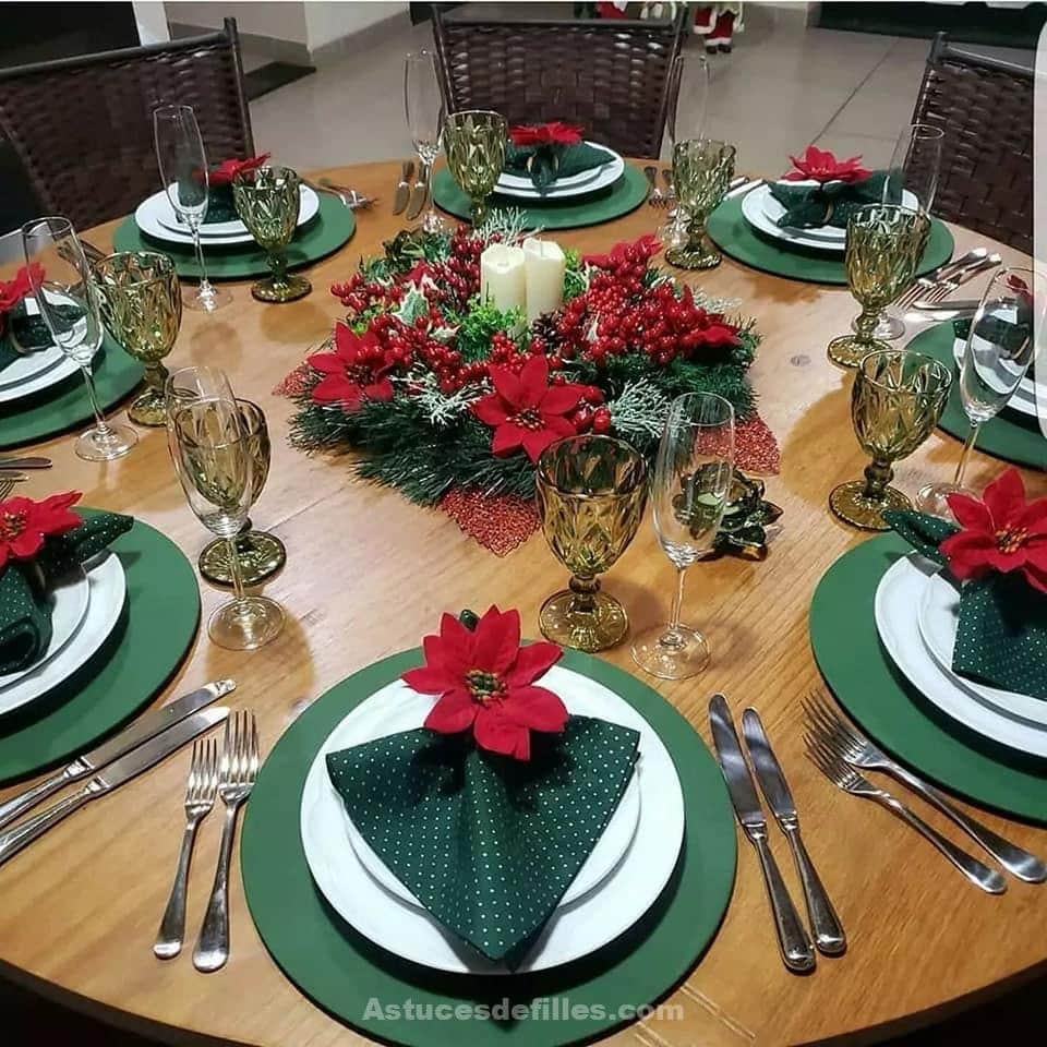 80 Décorations de tables de Noël et repas de Noël 57 80 Décorations de tables de Noël et repas de Noël 57