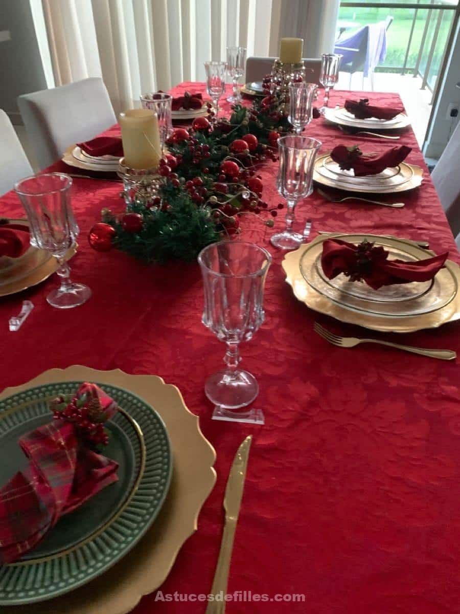 80 Décorations de tables de Noël et repas de Noël 7 80 Décorations de tables de Noël et repas de Noël 7