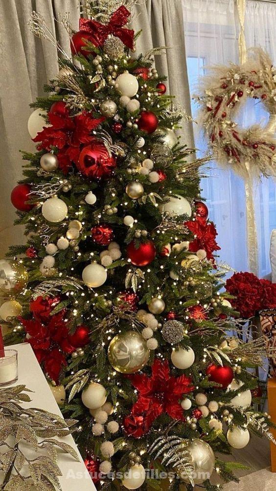 Comment décorer son sapin de Noël et l'embellir pour cette année : Nos 32 plus belles idées ! 7