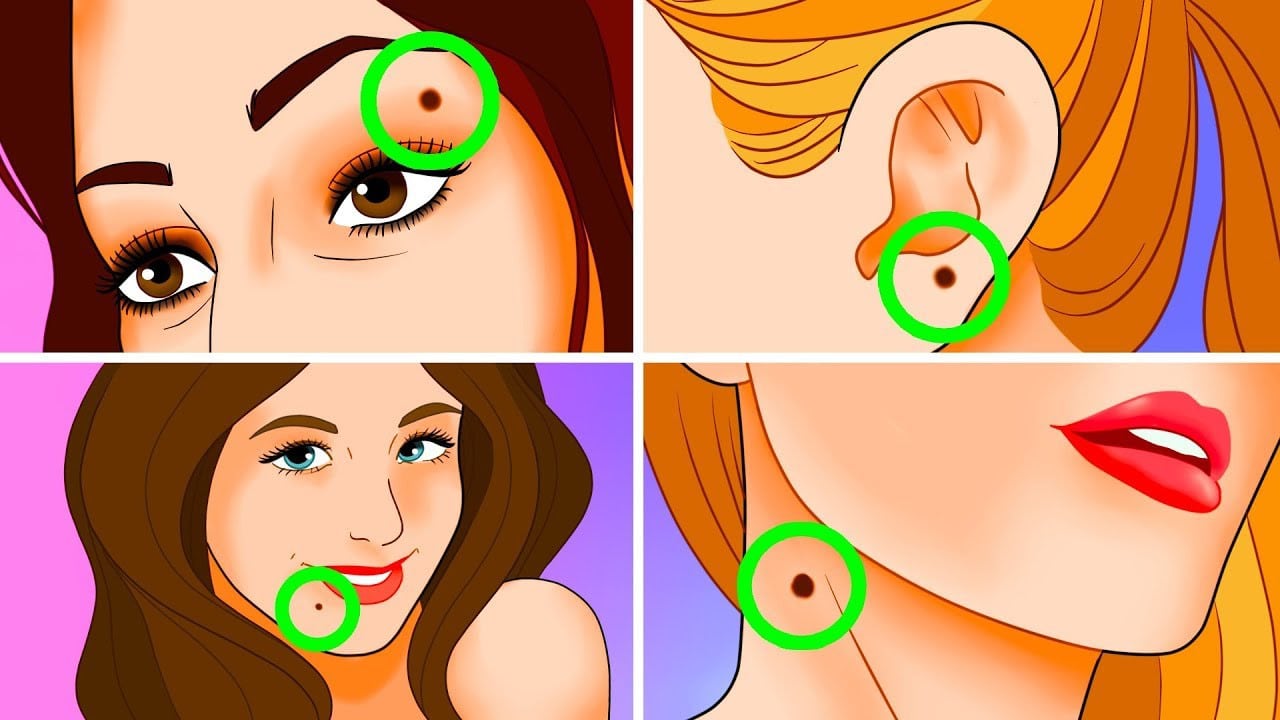 Découvrez la signification de vos grains de beauté sur 7 endroits de votre corps ! 1 Découvrez la signification de vos grains de beauté sur 7 endroits de votre corps ! 1