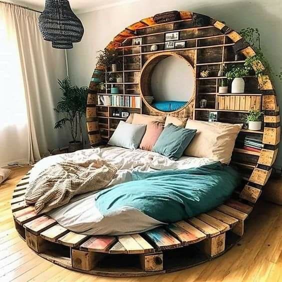 8 Designs modernes de lits en bois de palettes 6 8 Designs modernes de lits en bois de palettes 6