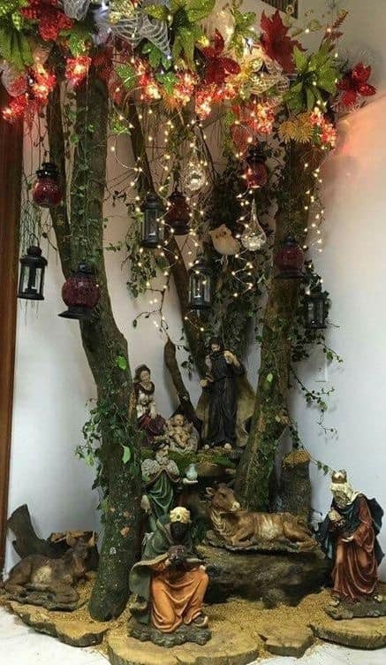 33 Belles idées de crèche de Noël les plus originales en 2023 5