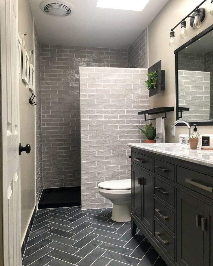 20 Idées modernes pour décorer une petite salle de bain 6