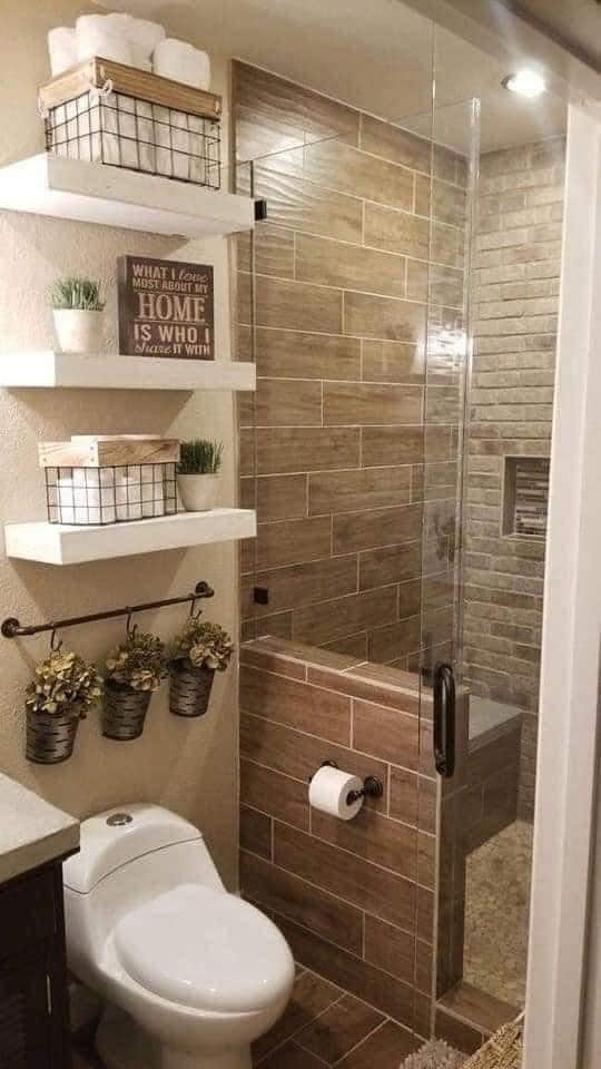 20 Idées modernes pour décorer une petite salle de bain 11