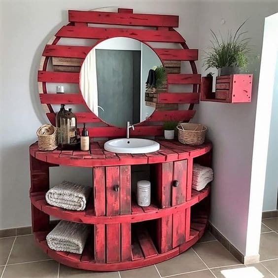 34 Meubles de salles de bain originaux en bois 1 34 Meubles de salles de bain originaux en bois 1