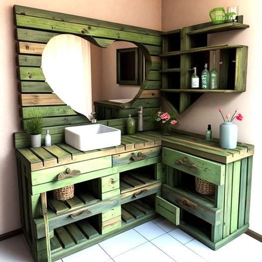34 Meubles de salles de bain originaux en bois 6 34 Meubles de salles de bain originaux en bois 6