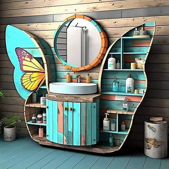 34 Meubles de salles de bain originaux en bois 20 34 Meubles de salles de bain originaux en bois 20