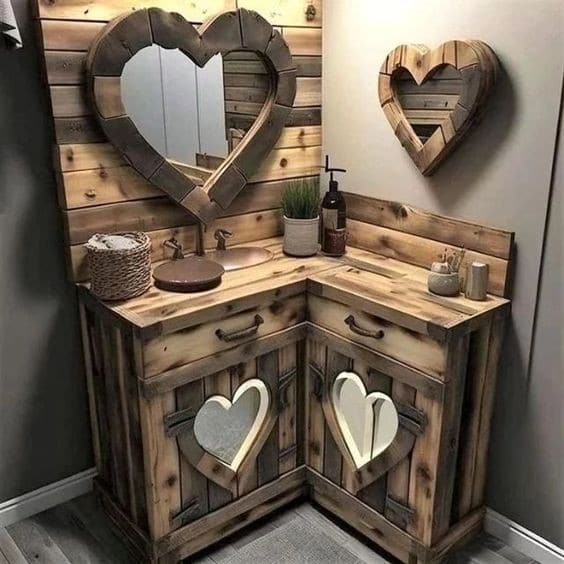 34 Meubles de salles de bain originaux en bois 21 34 Meubles de salles de bain originaux en bois 21