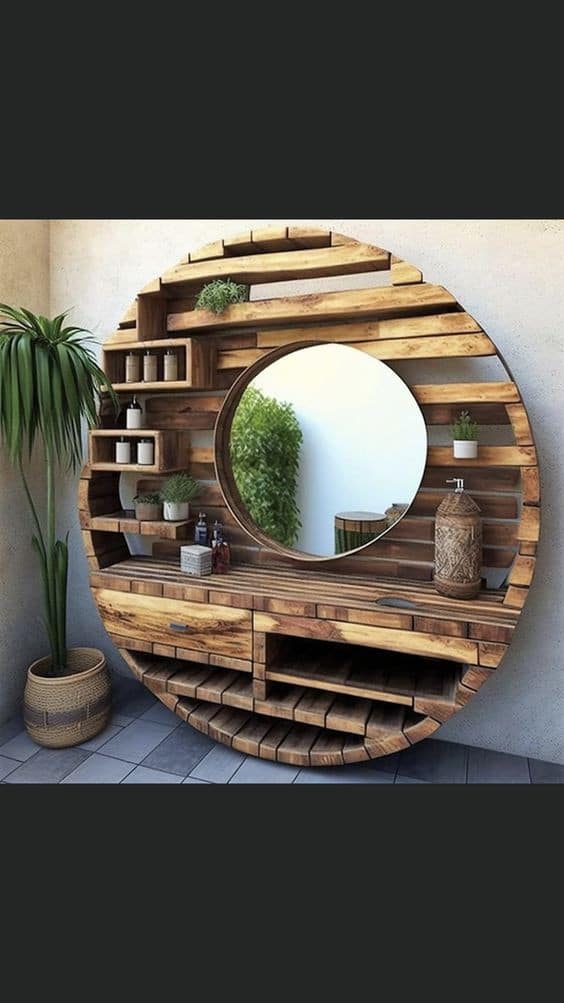 34 Meubles de salles de bain originaux en bois 28 34 Meubles de salles de bain originaux en bois 28