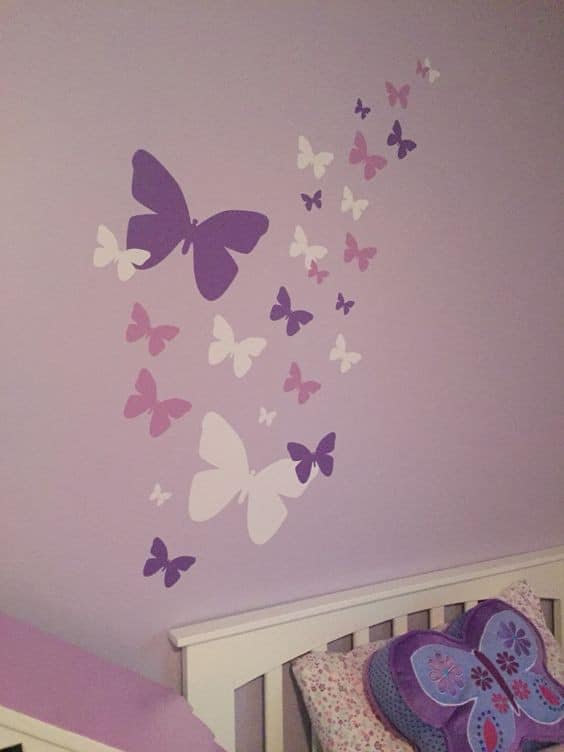 10 Idées pour décorer la chambre de vos filles avec des stickers 10