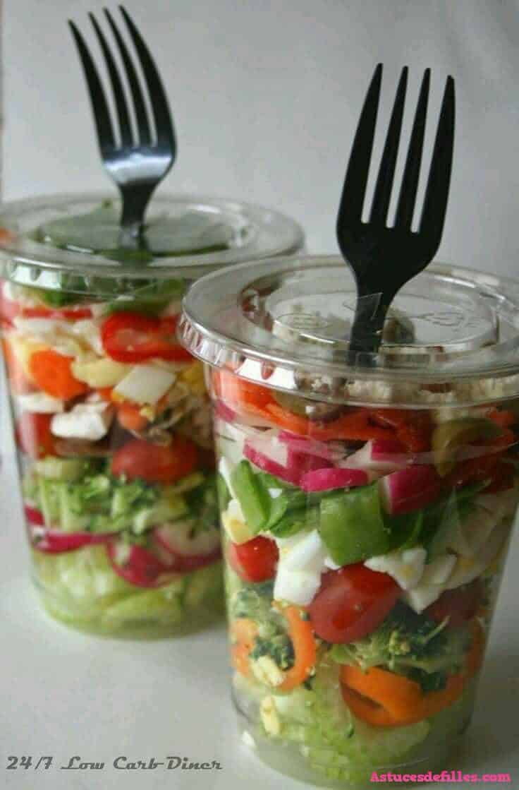 9 idées pour amener des salades saines au travail 6