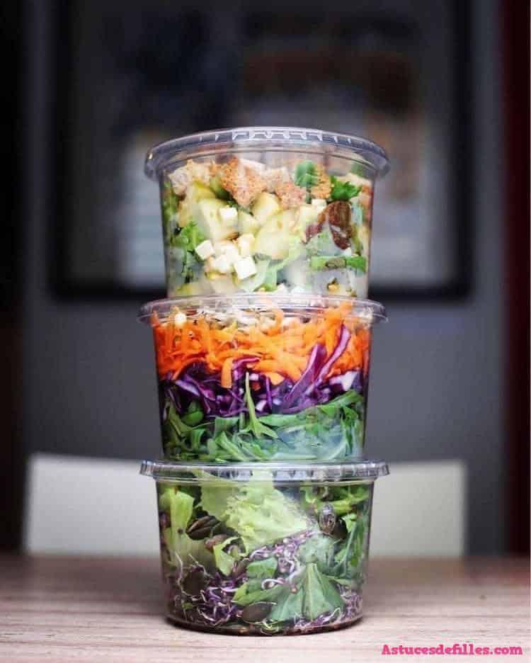 9 idées pour amener des salades saines au travail 8