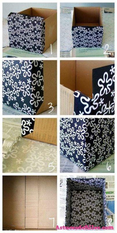 10 créations originales à partir de boites en carton 2