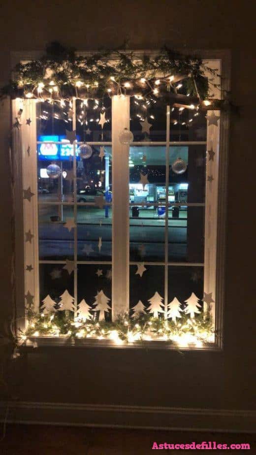 16 idées pour sublimer vos fenêtres à Noël 15