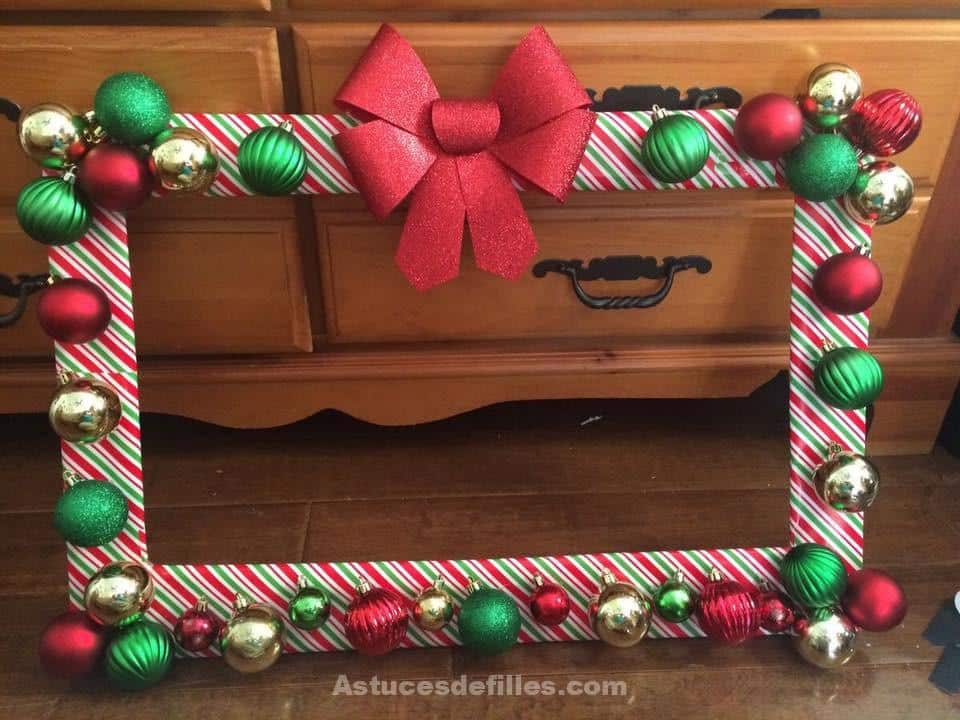 26 créations ludiques de cadre photo pour Noël 11