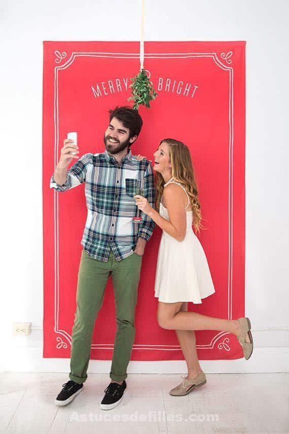 26 créations ludiques de cadre photo pour Noël 16