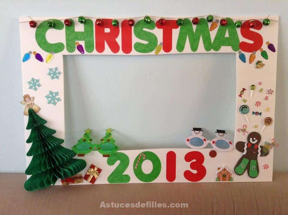 26 créations ludiques de cadre photo pour Noël 18