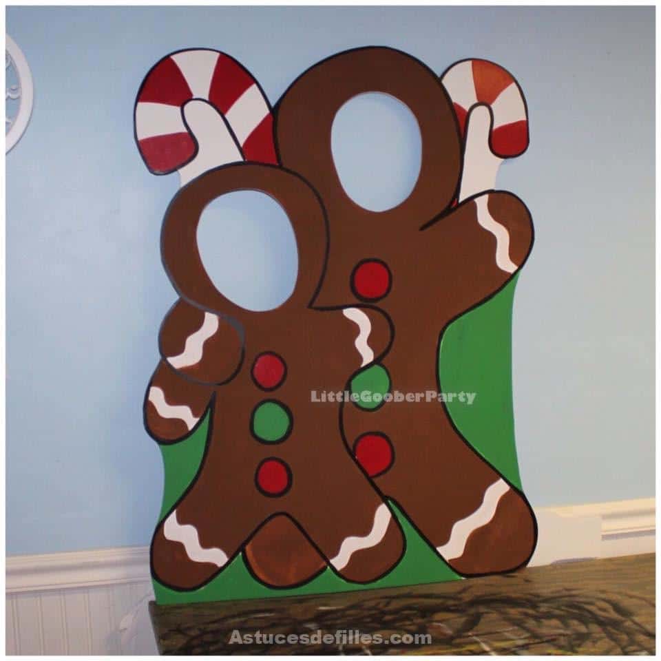 26 créations ludiques de cadre photo pour Noël 19