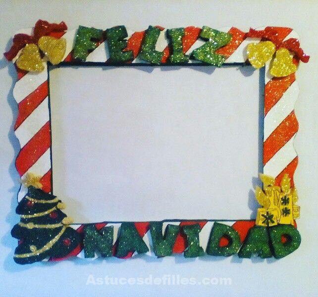 26 créations ludiques de cadre photo pour Noël 6