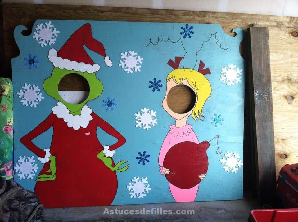 26 créations ludiques de cadre photo pour Noël 25