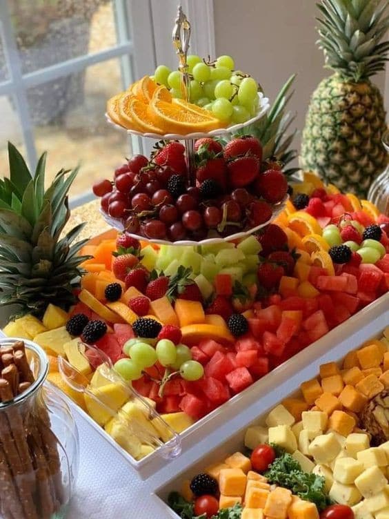12 Idées de décorations table avec des fruits 2 12 Idées de décorations table avec des fruits 2