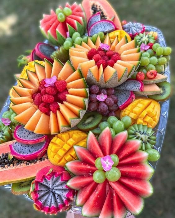 12 Idées de décorations table avec des fruits 9 12 Idées de décorations table avec des fruits 9