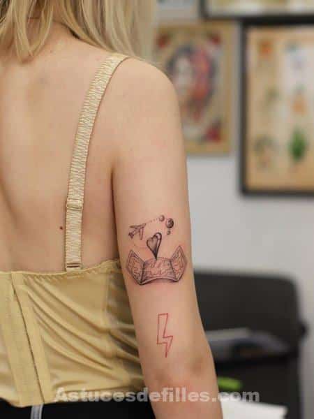20 Tatouages ​​d’avion pour hommes et femmes 14