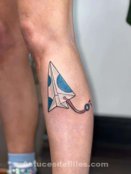20 Tatouages ​​d’avion pour hommes et femmes 9