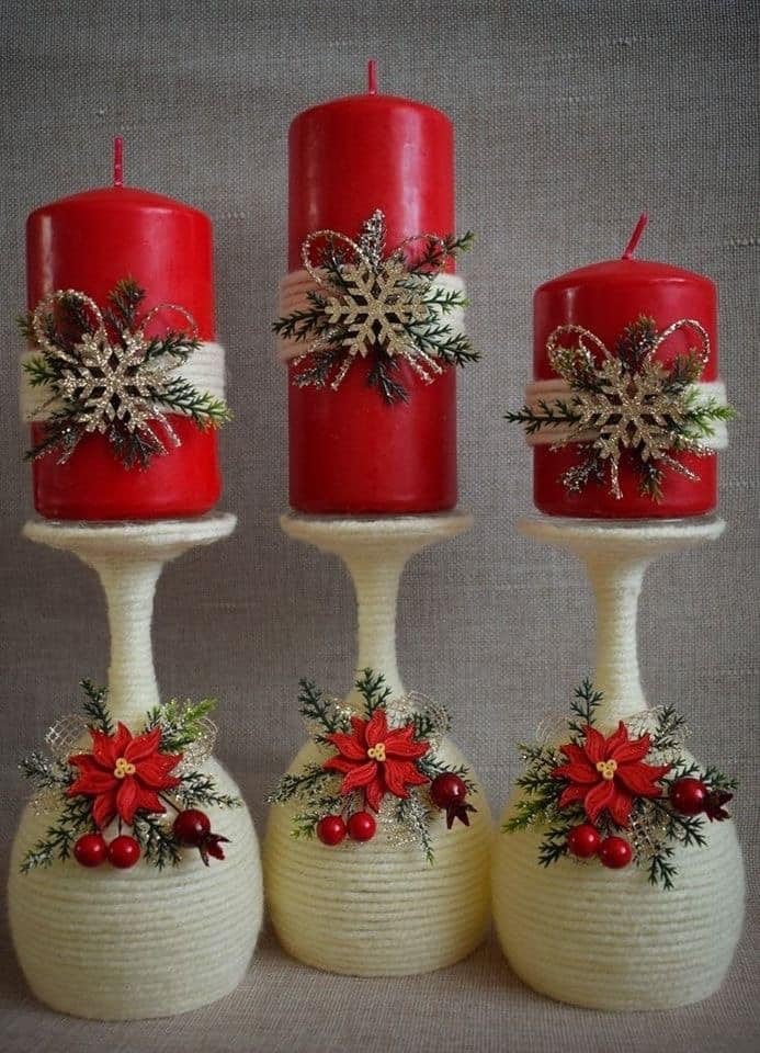 40 centres de table de Noël que vous pouvez faire à la maison 17