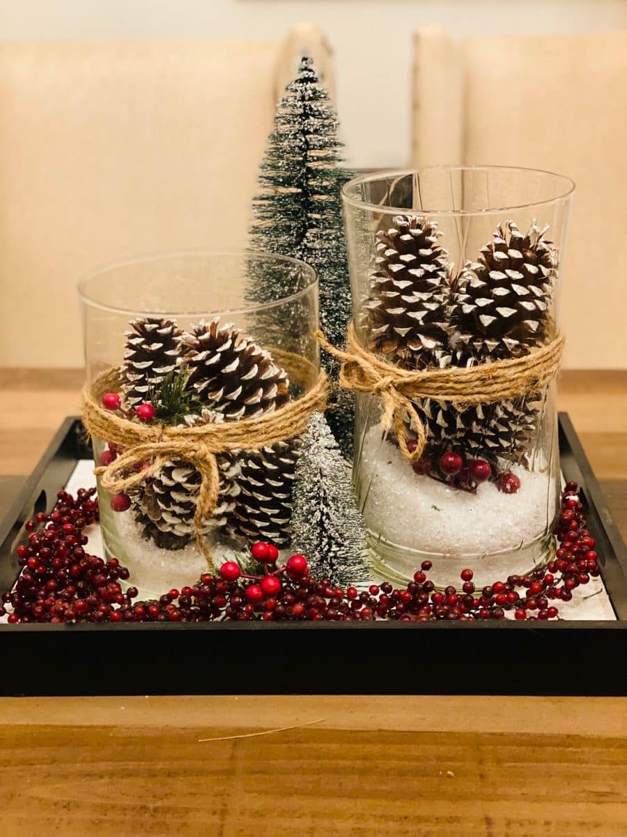 40 centres de table de Noël que vous pouvez faire à la maison 21