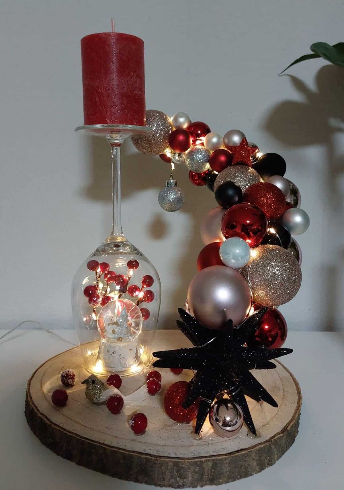 40 centres de table de Noël que vous pouvez faire à la maison 26