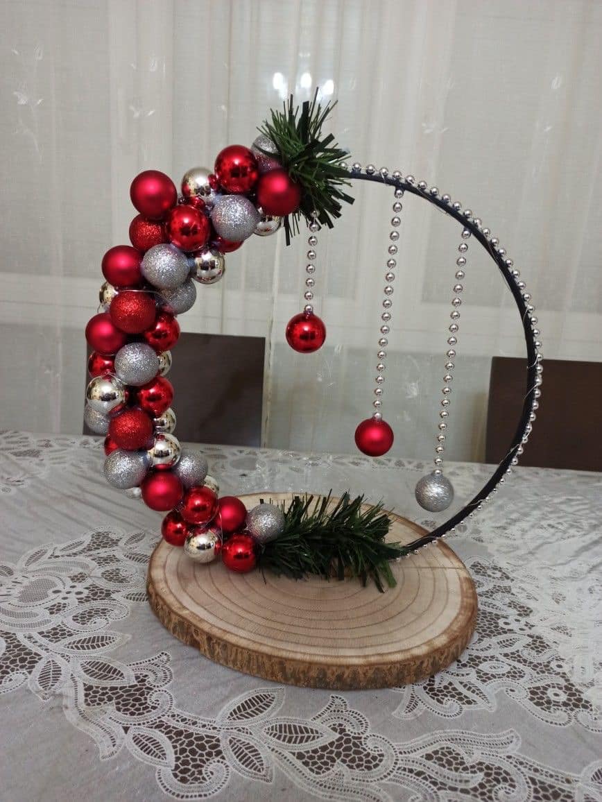 40 centres de table de Noël que vous pouvez faire à la maison 27