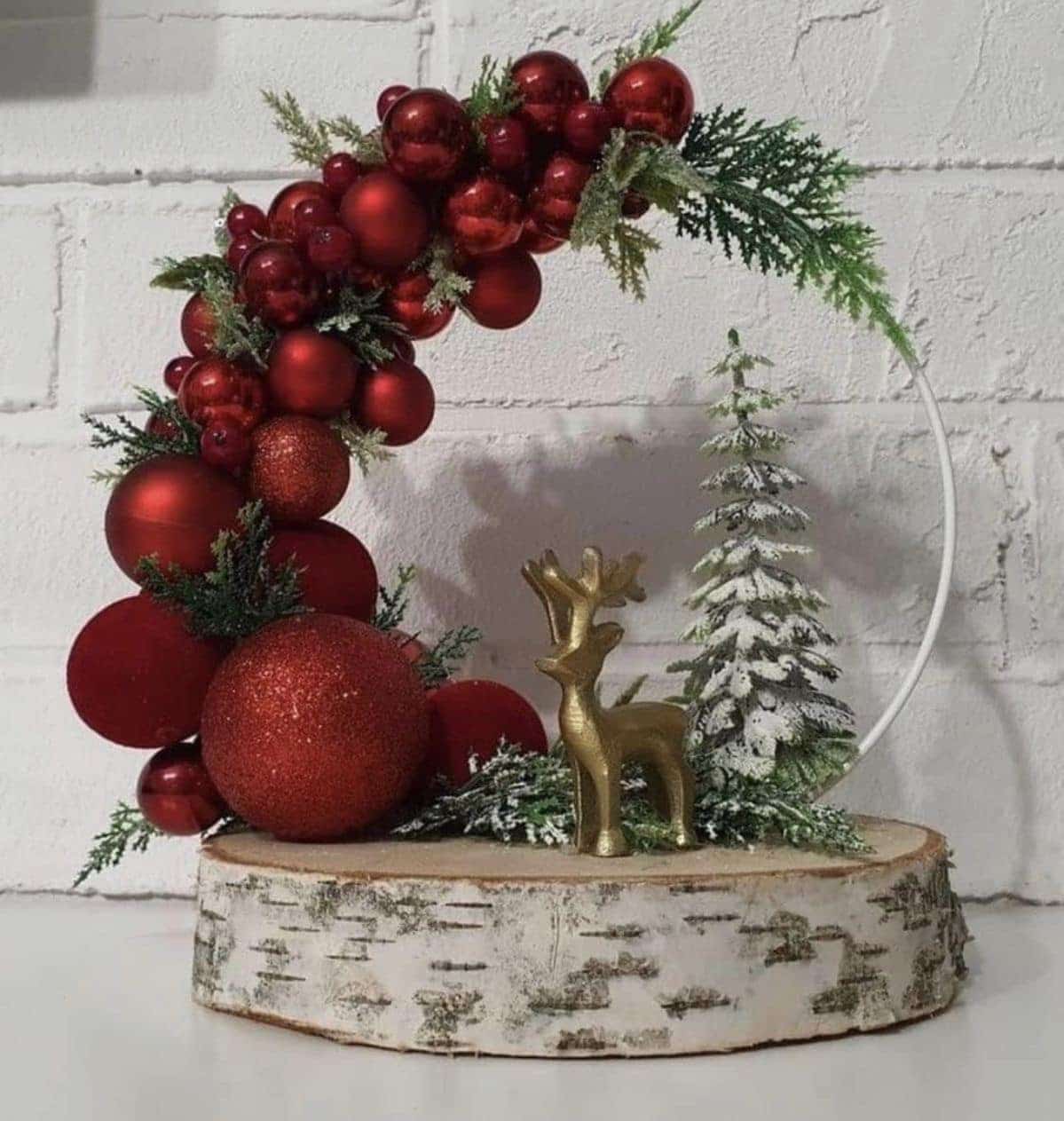 40 centres de table de Noël que vous pouvez faire à la maison 30