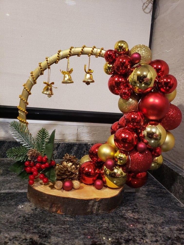 40 centres de table de Noël que vous pouvez faire à la maison 32