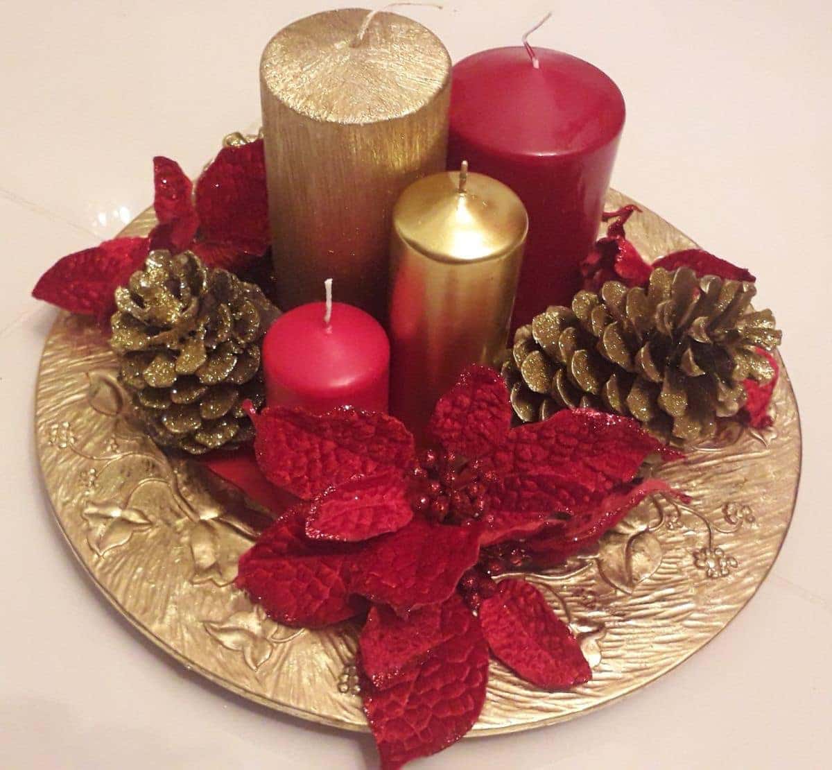 40 centres de table de Noël que vous pouvez faire à la maison 8