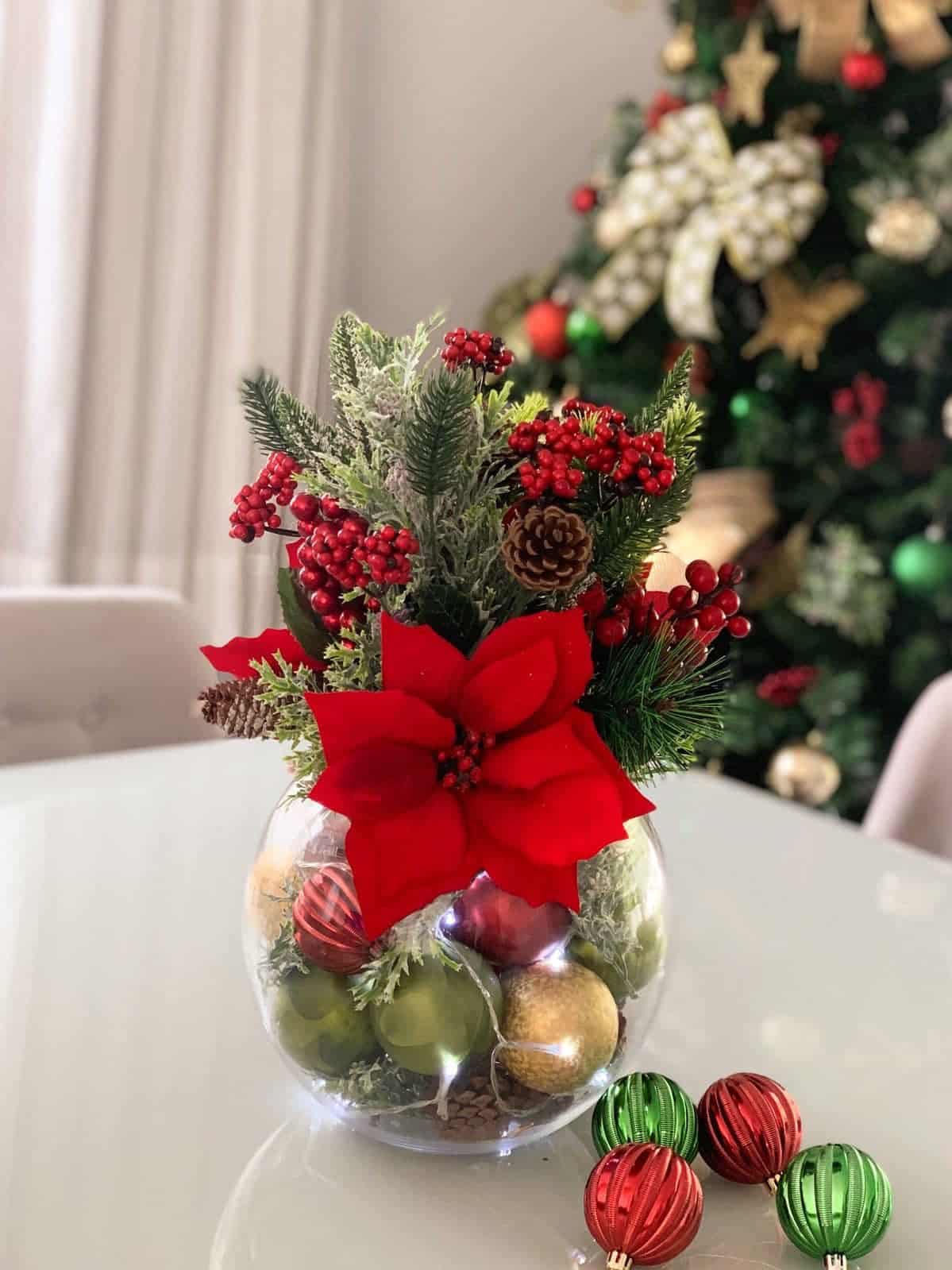 40 centres de table de Noël que vous pouvez faire à la maison 9