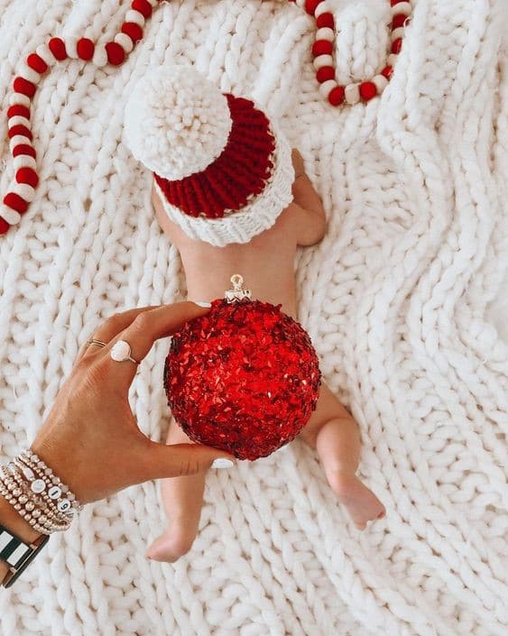 17 belles idées pour photographier votre bébé à Noël 16 17 belles idées pour photographier votre bébé à Noël 16