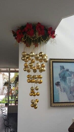 8 Idées incroyables de décoration avec des sphères à Noël 3 8 Idées incroyables de décoration avec des sphères à Noël 3