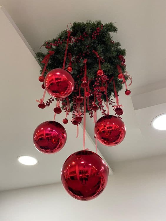 8 Idées incroyables de décoration avec des sphères à Noël 4 8 Idées incroyables de décoration avec des sphères à Noël 4