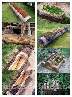 39 idées de bancs en bois DIY pour vos fleurs 17