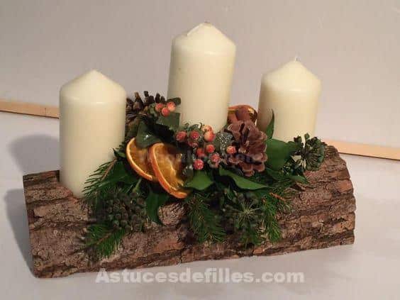 30 Centres de tables de Noël DIY en bois à recréer pendant les vacances 5 30 Centres de tables de Noël DIY en bois à recréer pendant les vacances 5
