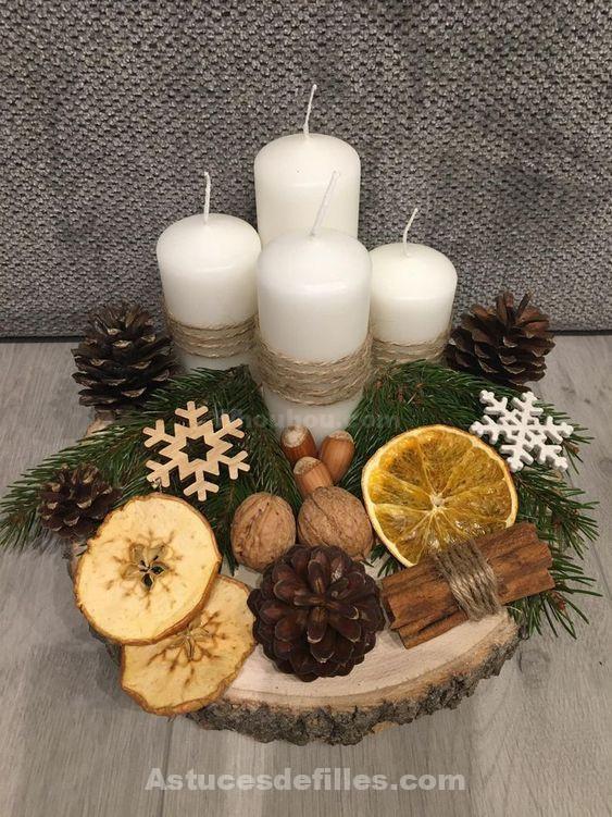 30 Centres de tables de Noël DIY en bois à recréer pendant les vacances 26 30 Centres de tables de Noël DIY en bois à recréer pendant les vacances 26