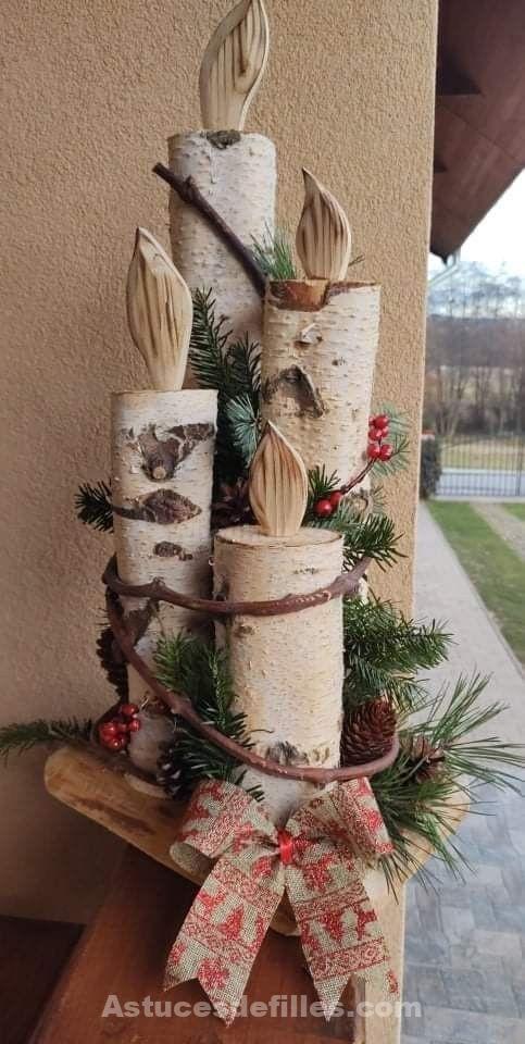 30 Centres de tables de Noël DIY en bois à recréer pendant les vacances 29 30 Centres de tables de Noël DIY en bois à recréer pendant les vacances 29