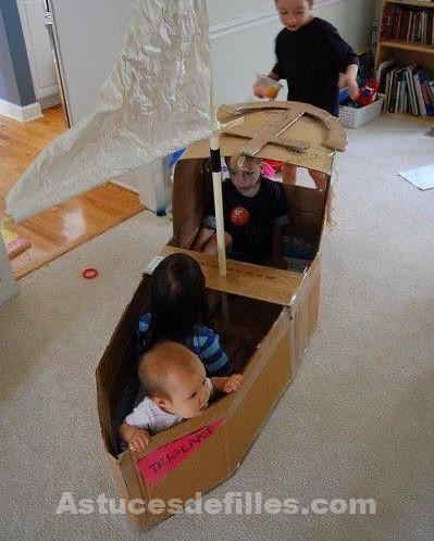 10 Véhicules fabriqués avec du carton que vos enfants vont adorer 4