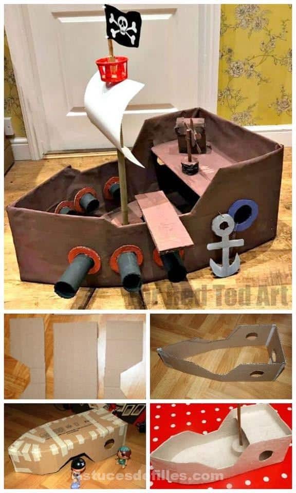10 Véhicules fabriqués avec du carton que vos enfants vont adorer 8