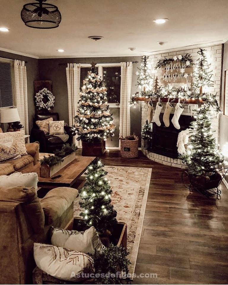 69 jolies idées pour décorer votre maison pour Noël 59