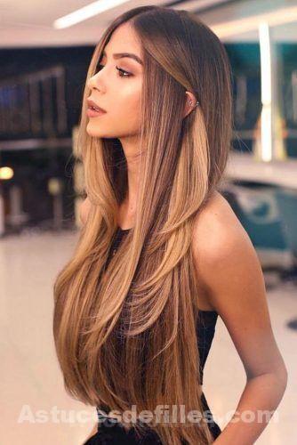 Les 50 plus beaux balayages caramel pour cheveux lisses 37 Les 50 plus beaux balayages caramel pour cheveux lisses 37
