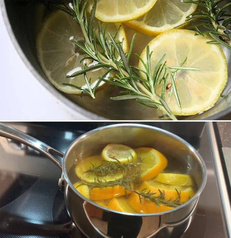 Parfumez toute la cuisine en 1 minute avec une branche de romarin et un citron 2